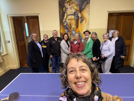 Tasmanian Branch members during visit to visit to Hobart’s Tasmanian Fire Museum Collection